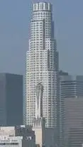 ai character: Us bank tower  background
