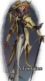 ai character: Fontaine  background