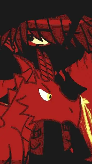 ai character: 🐉Shad the demon🧨 background