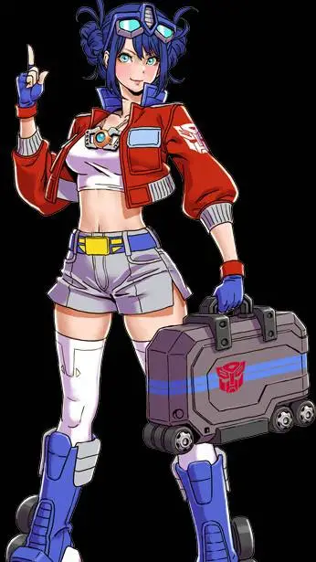 ai character: Optimus Prime background