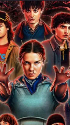 ai character: ꧁STRANGER THINGS background