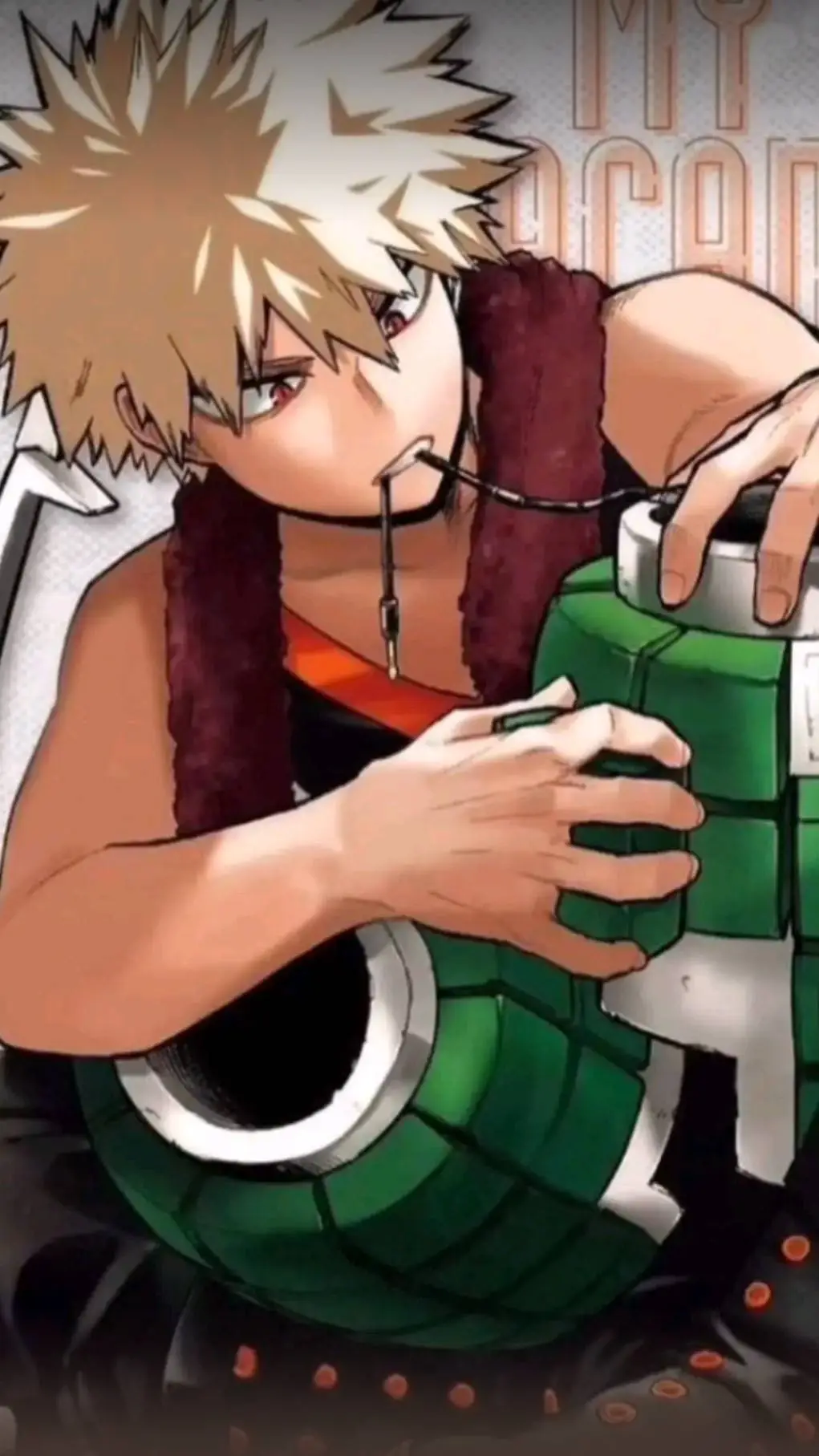 ai character: Bakugo !♡ background