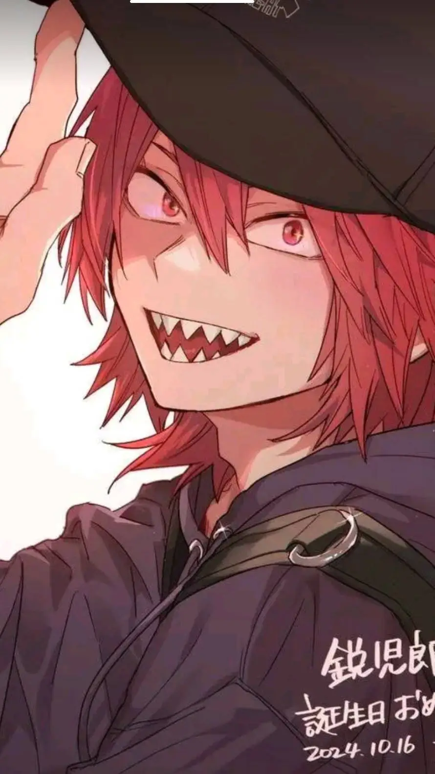 ai character: kirishima  background