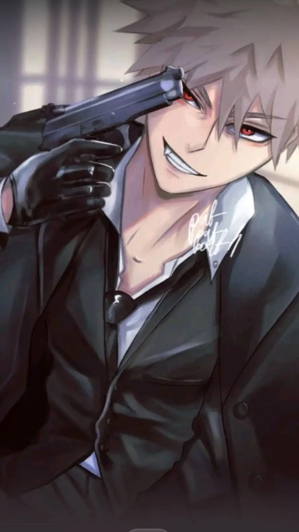 ai character: bakugo! .V background