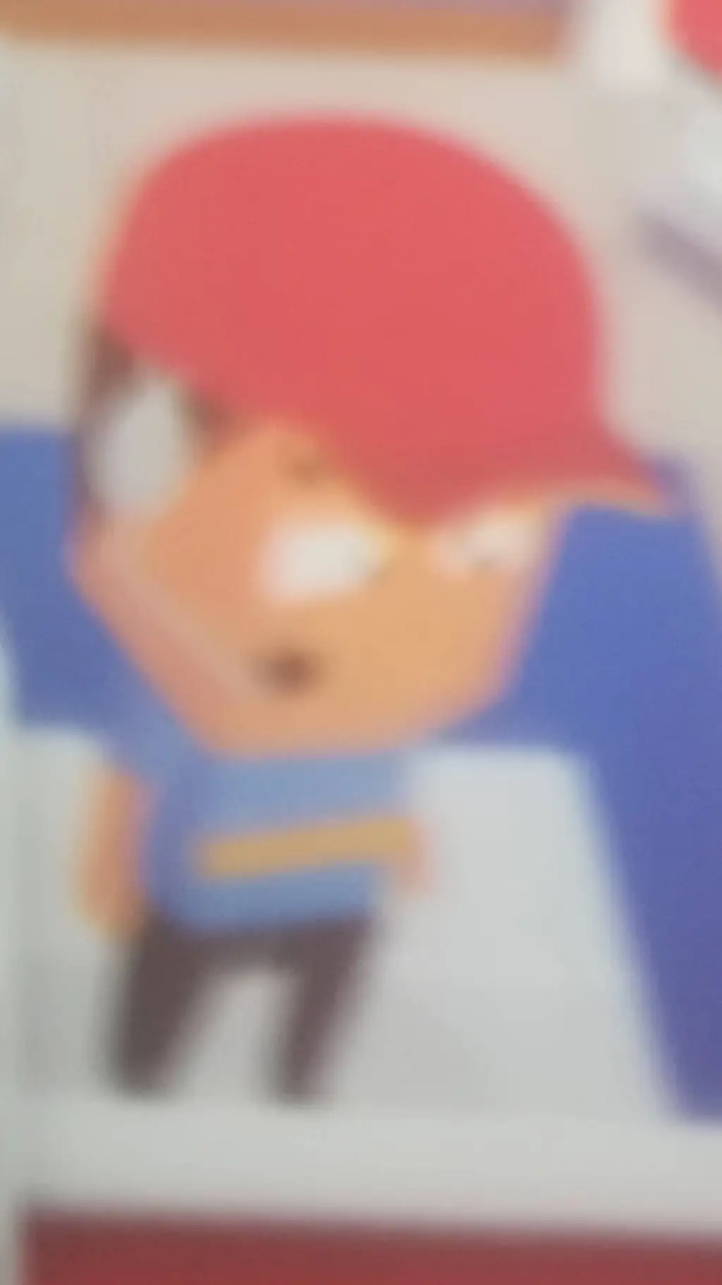 ai character: McDonald employee  background