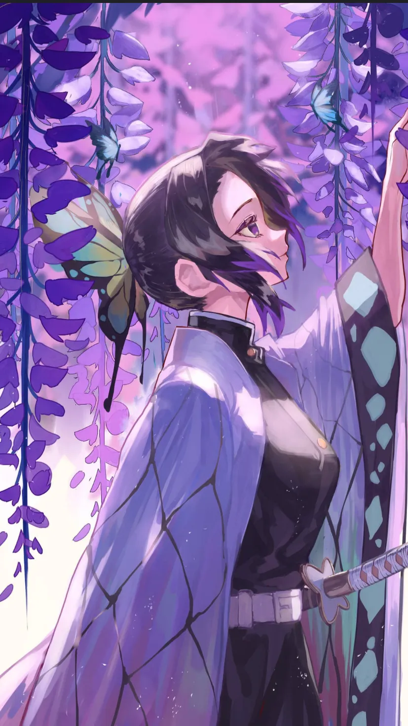 ai character: Shinobu kocho background