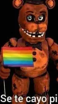 ai character: withered freddy  background