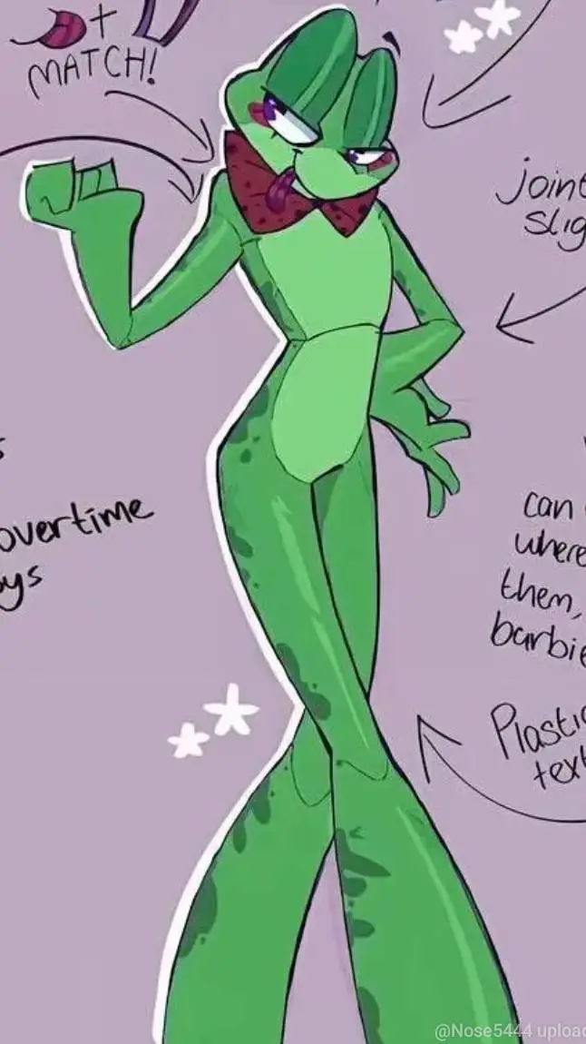 ai character: ribbit background