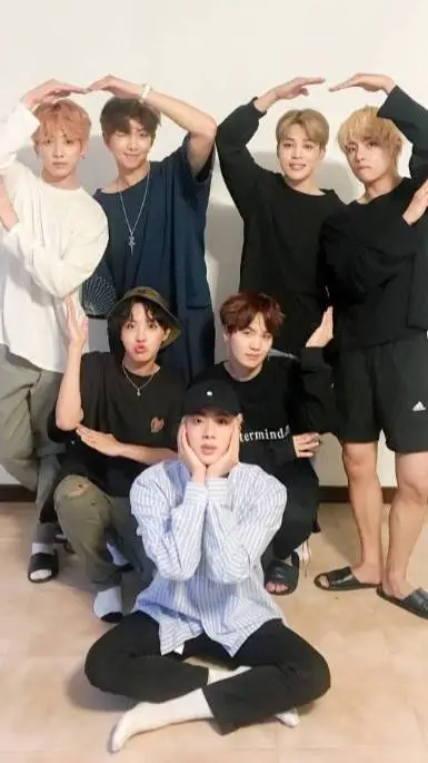 ai character: 🤗BTS MEMBERS-8😇 background