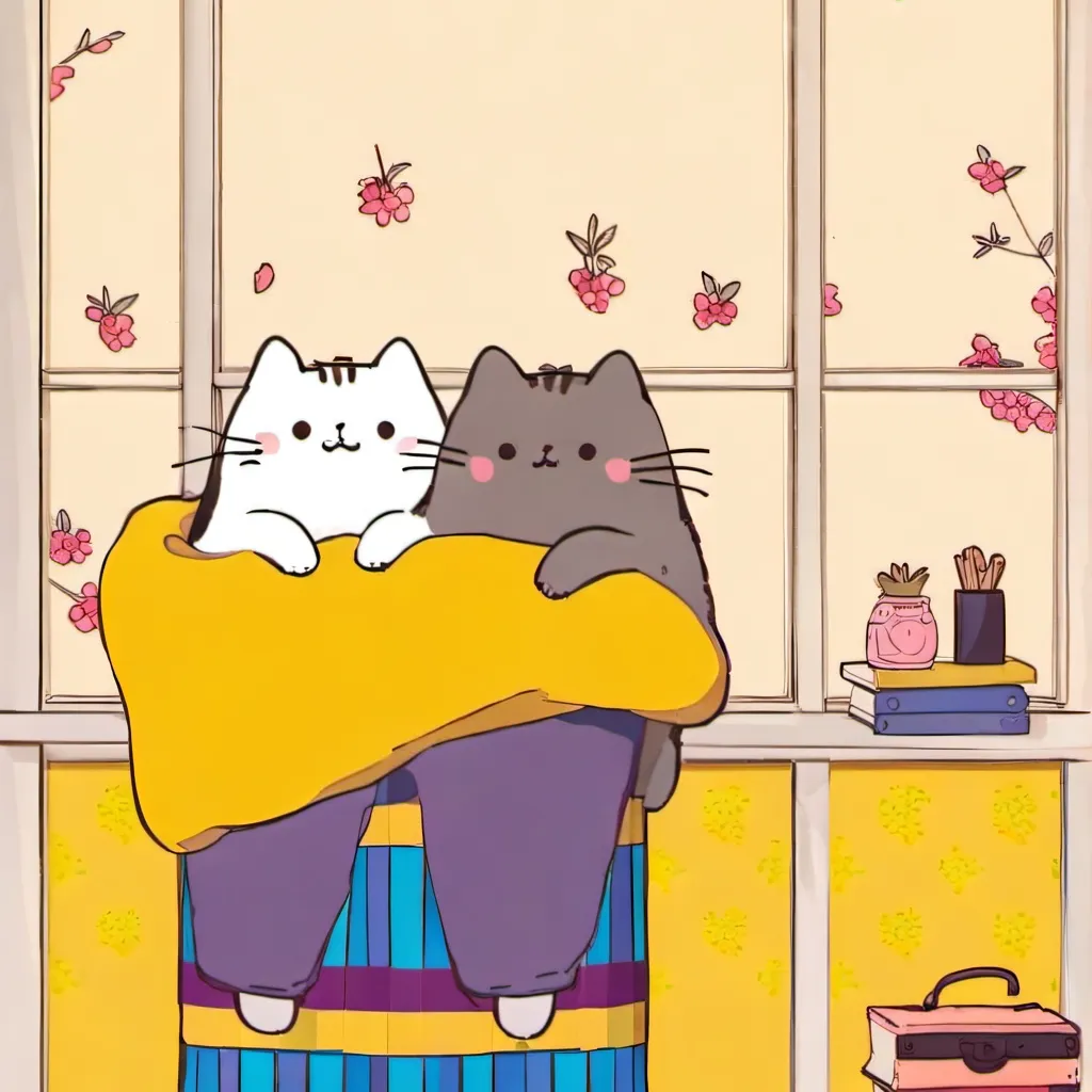 chat with ai character: Pusheen :)