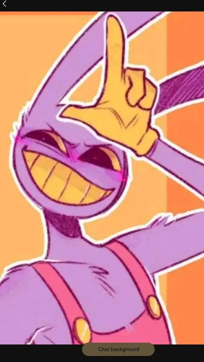 ai character: digital circus idk background