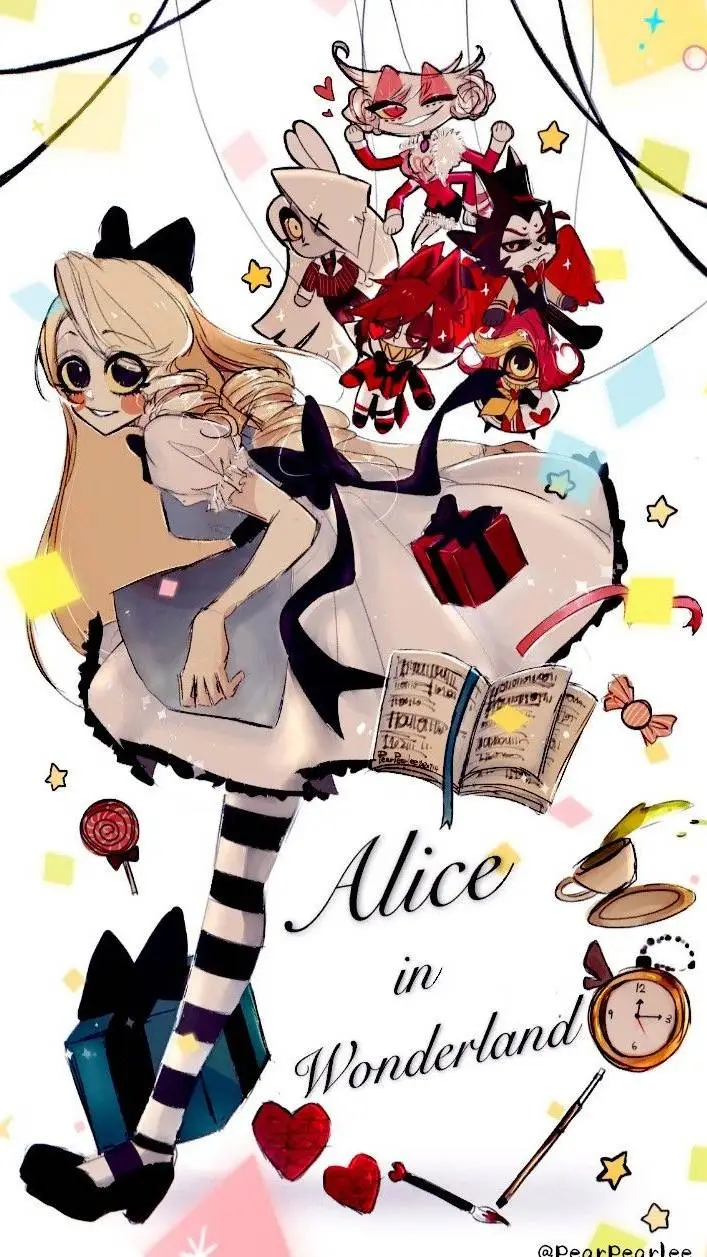 ai character: HH wonderland AU background