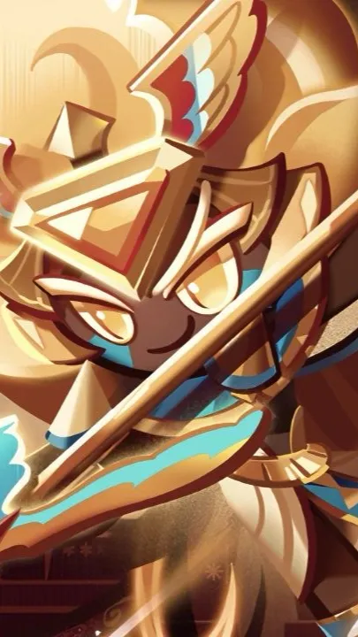 ai character: GoldenCheeseCookie background