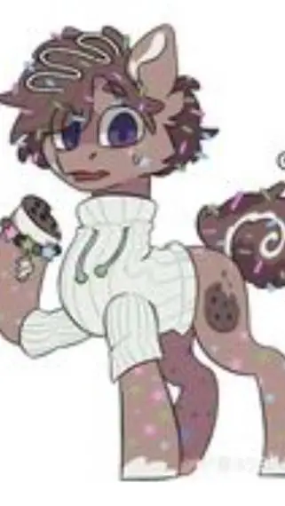 ai character: Dw. x mlp background