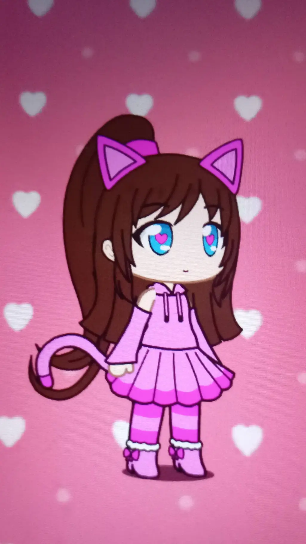 ai character: Catcake background