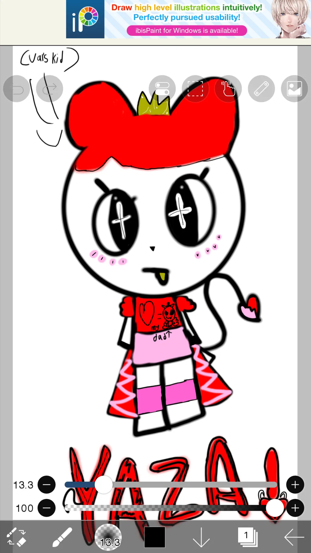 ai character: Yaza hh  background