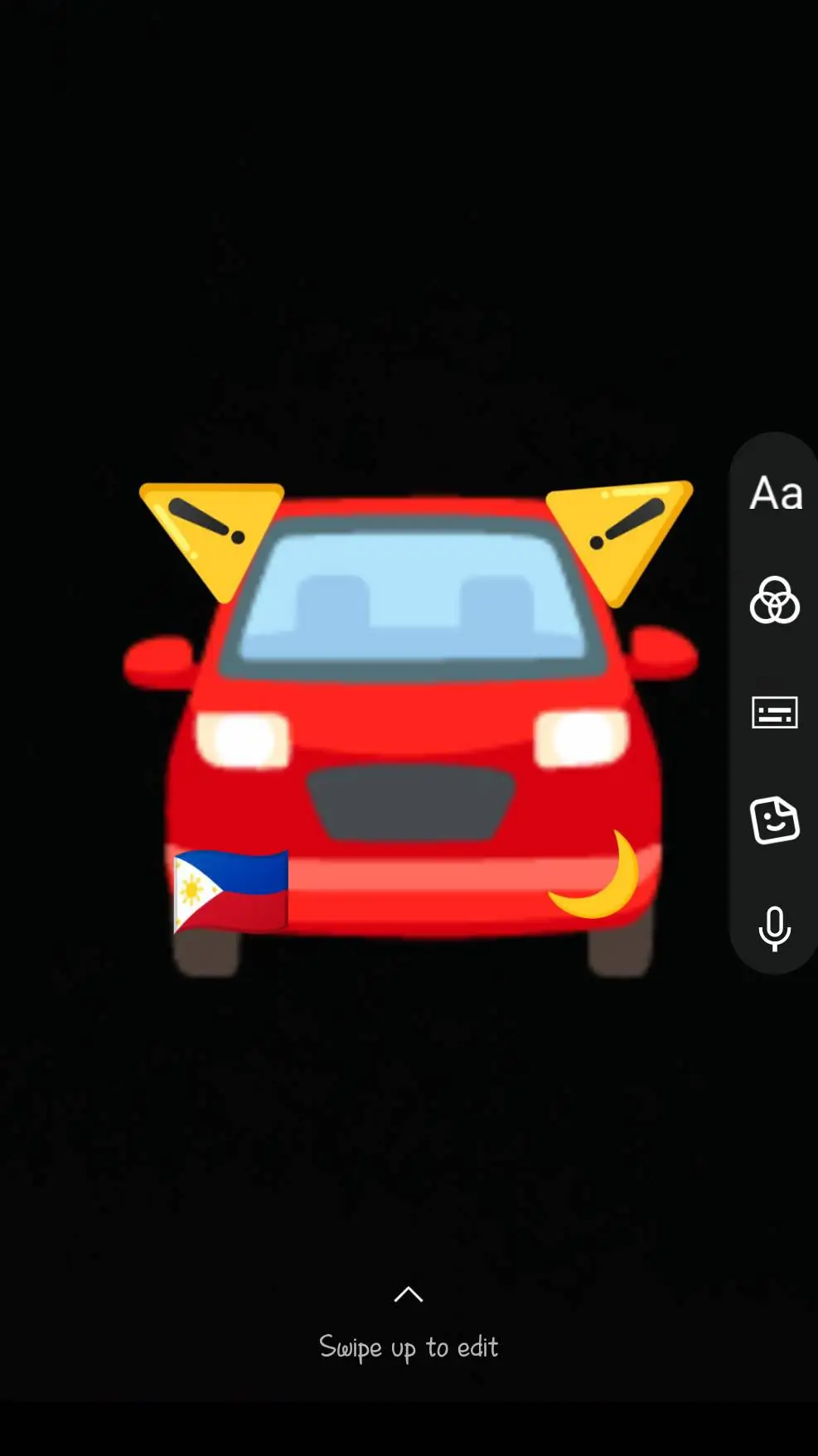 ai character: emoji cats background