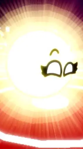 ai character: The sun background