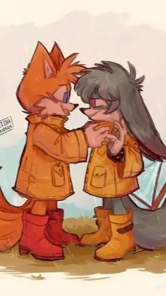 ai character: tails x kitsunami  background
