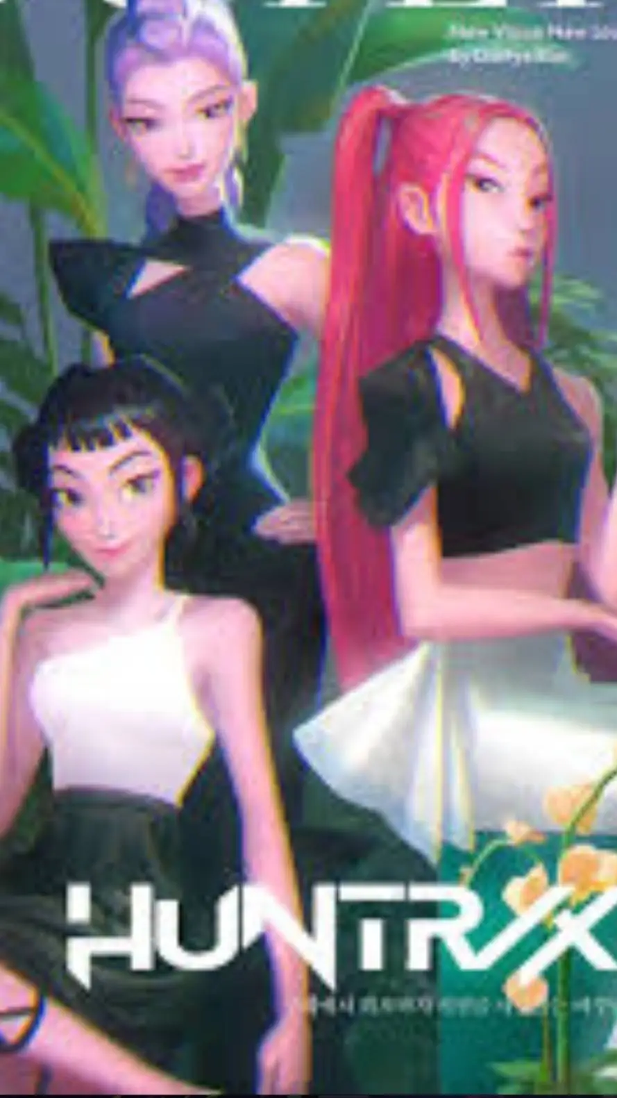 ai character: kpop demon hunters background