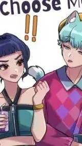 ai character: baby saja x zoey background