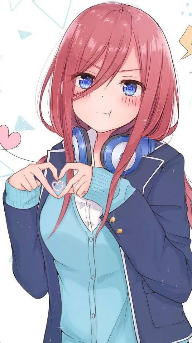 ai character: Nakano Miku background