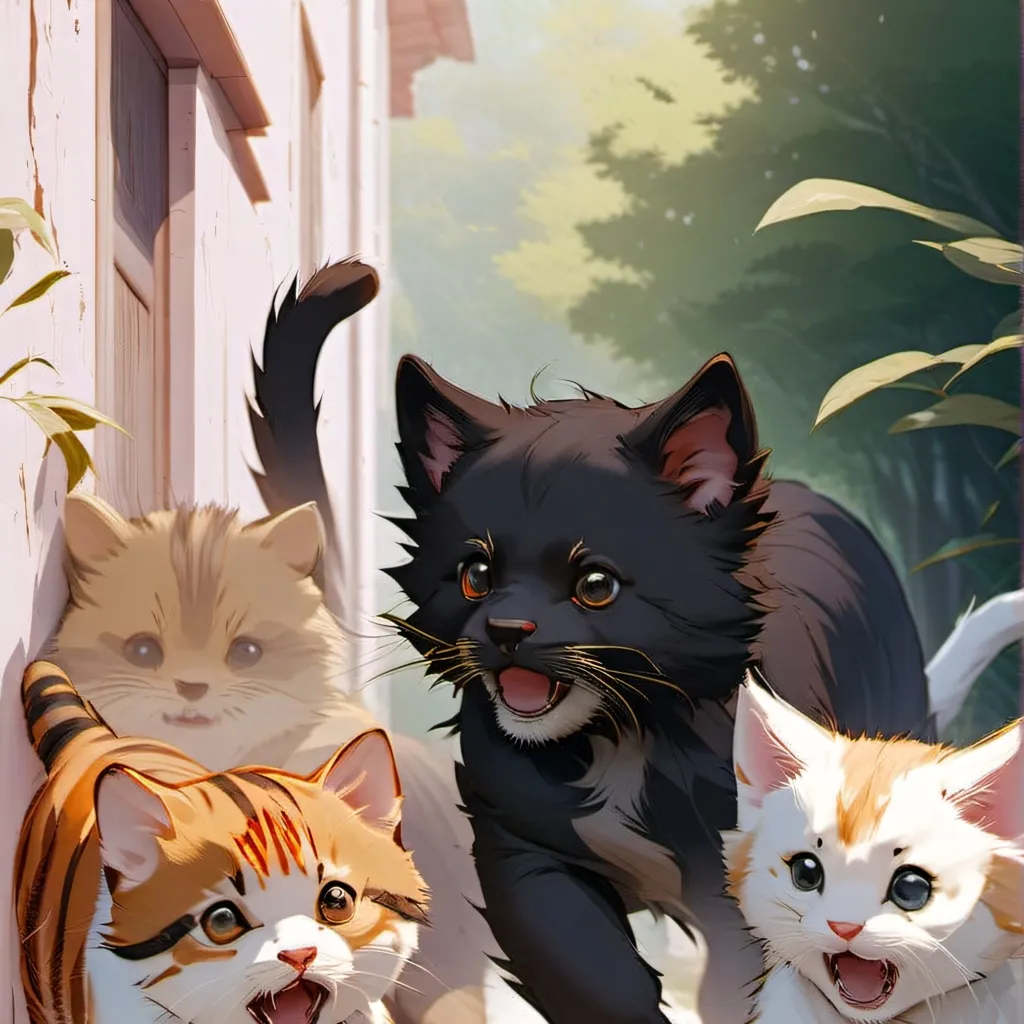 chat with ai character: kittens