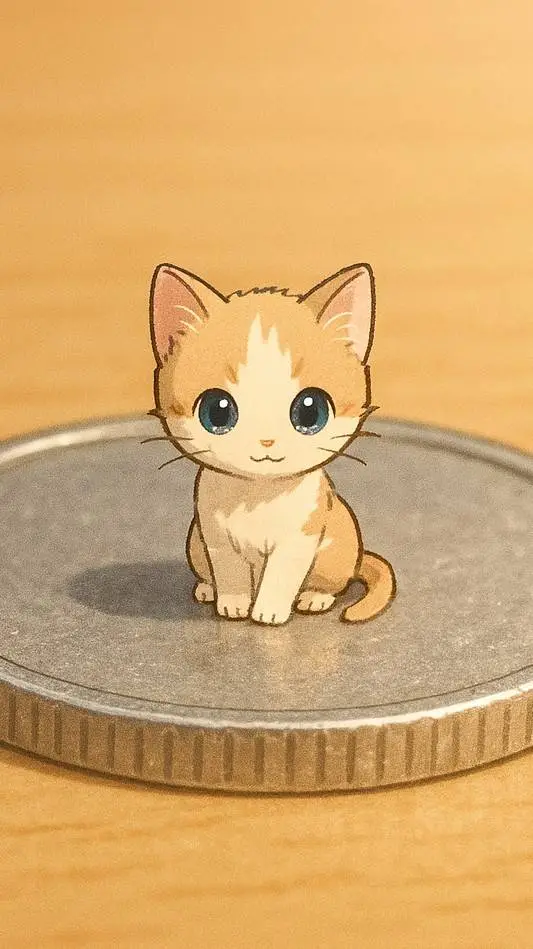 ai character: kitten background