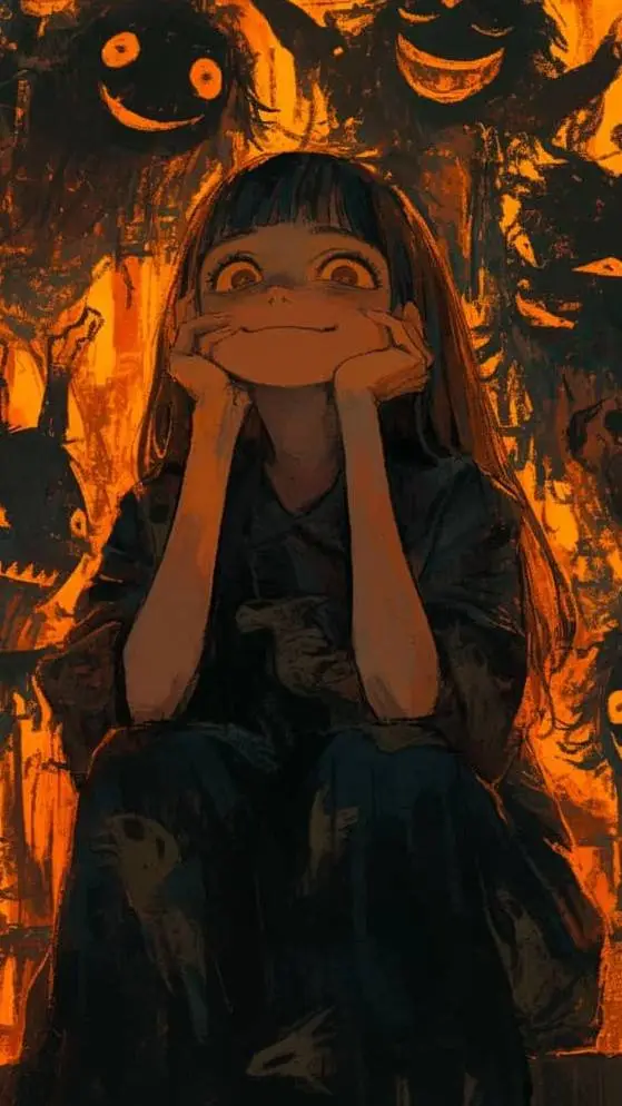 ai character: demon girl (Jenn)  background