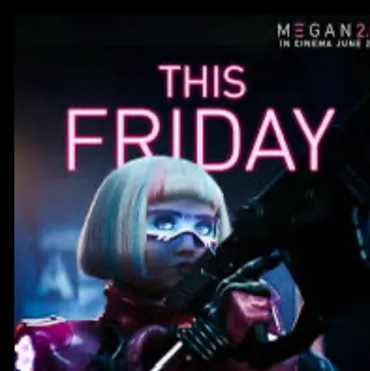 chat with ai character: M3GAN cosplayer