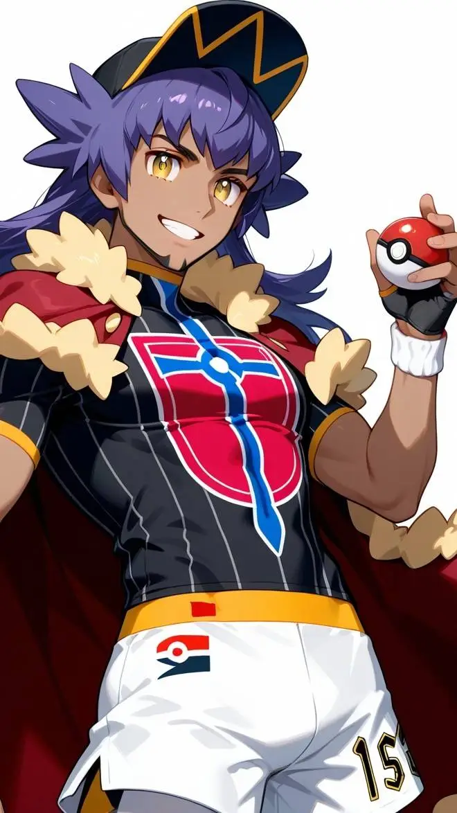 ai character: Galar Champ Leon background