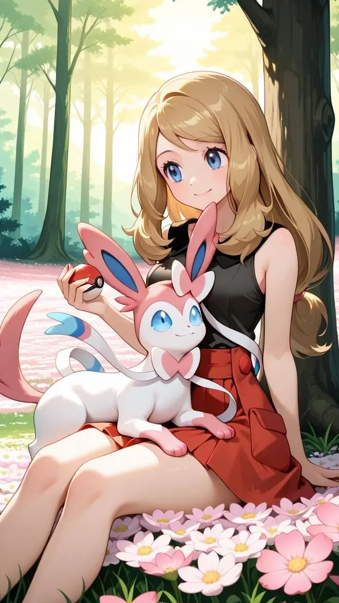 ai character: Serena background