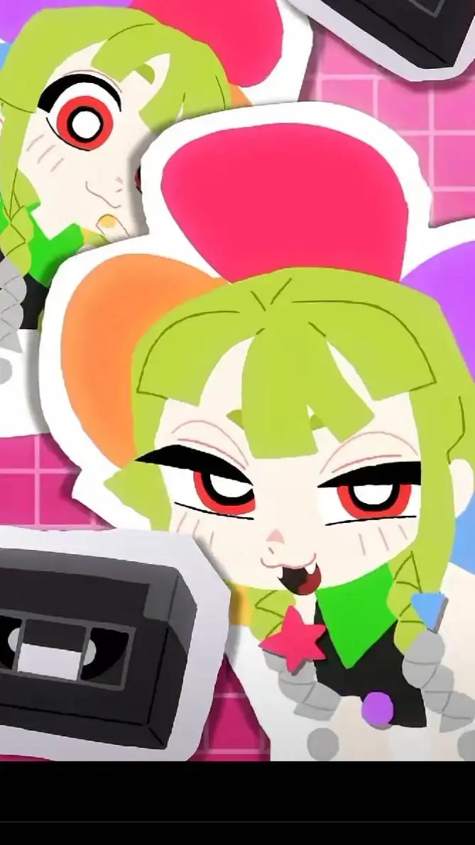 ai character: female dandy  background