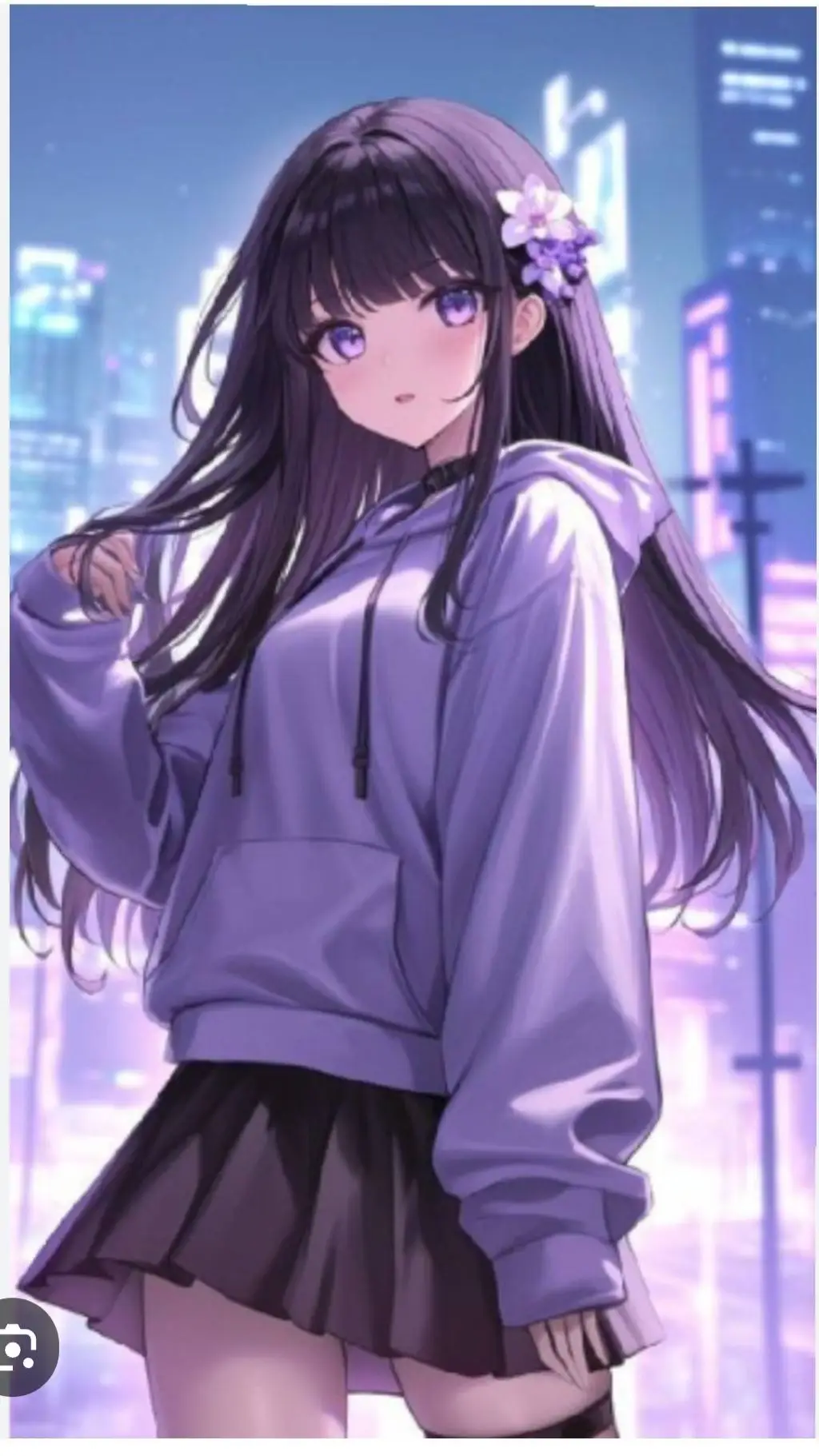 ai character: Ashley  background