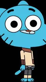 ai character: Gumball  background
