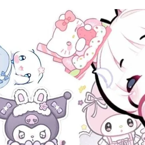 chat with ai character: kuromi ve melody💗🖤