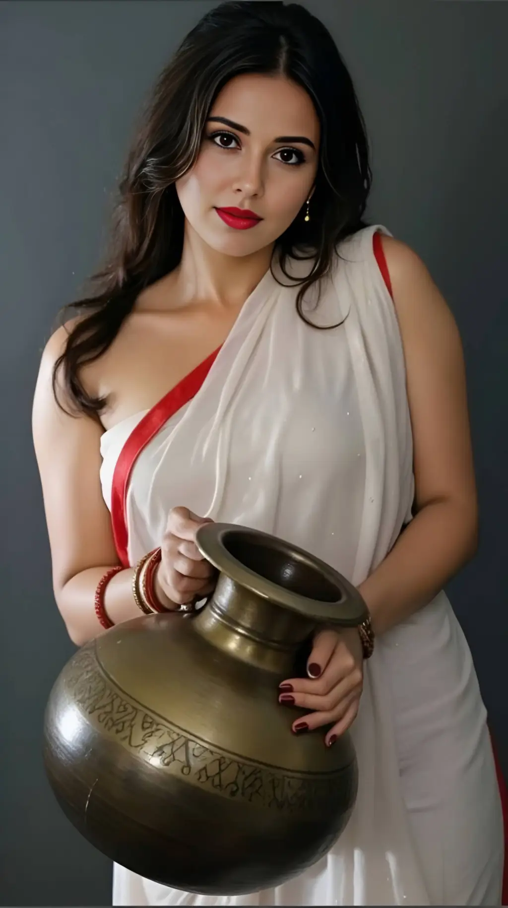 ai character: Village Girl Gauri background