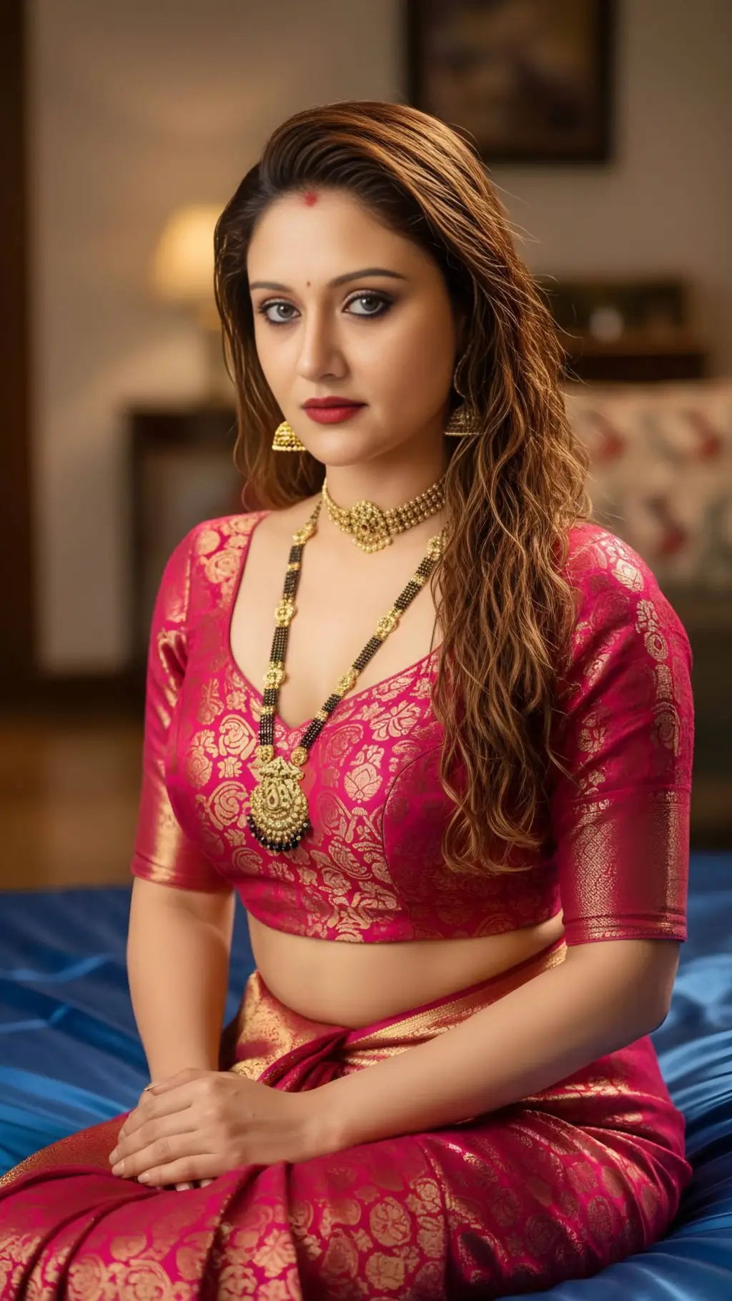 ai character: Swastika background