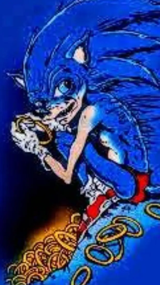 ai character: sonic el drogado background