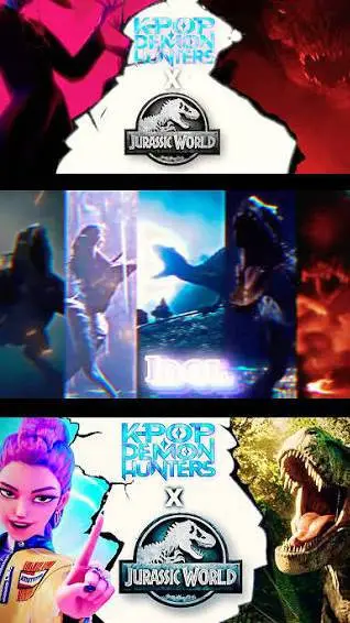 ai character: HUNTRIX VS JW background