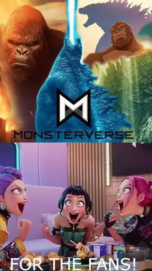 ai character: MonsterversevKPOP background