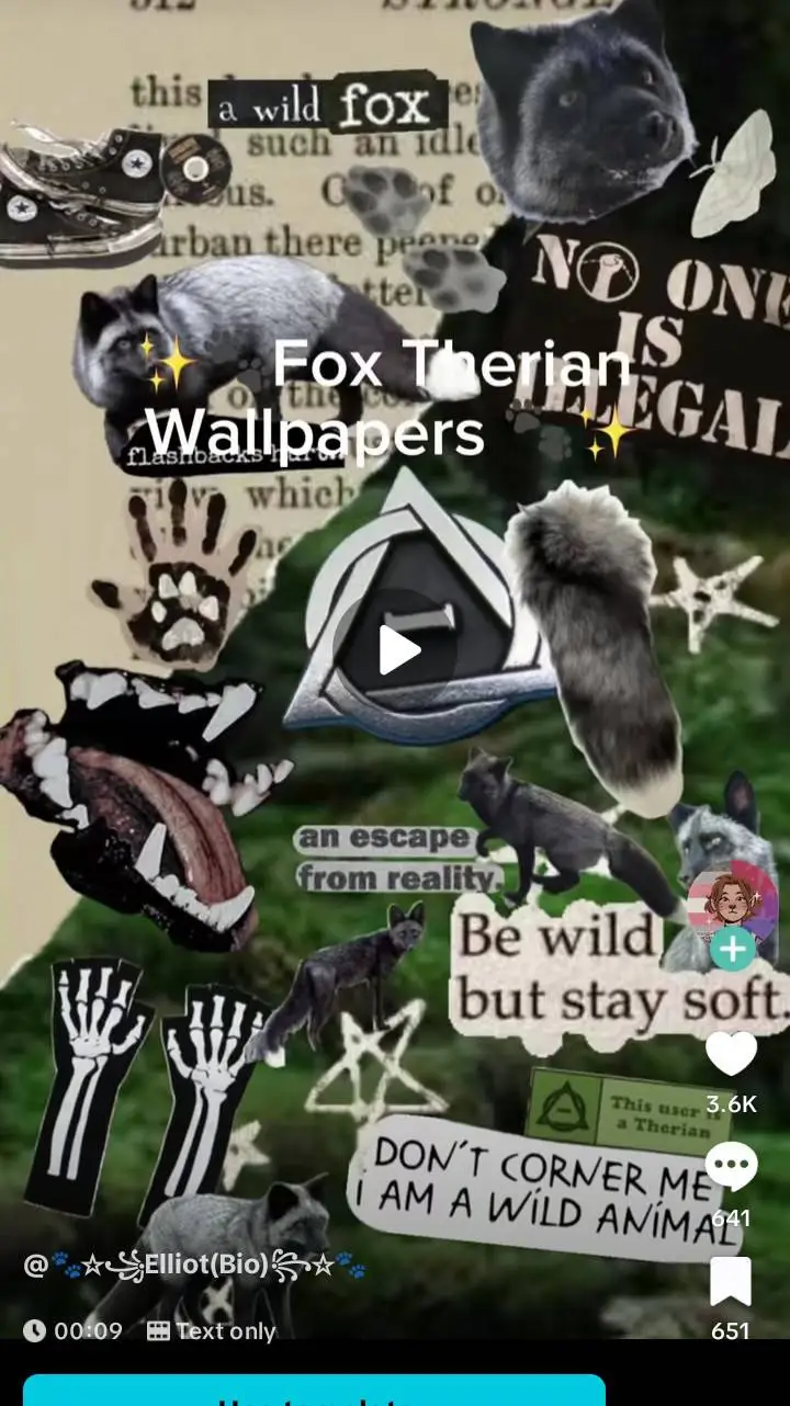 ai character: she's a therein★~ background