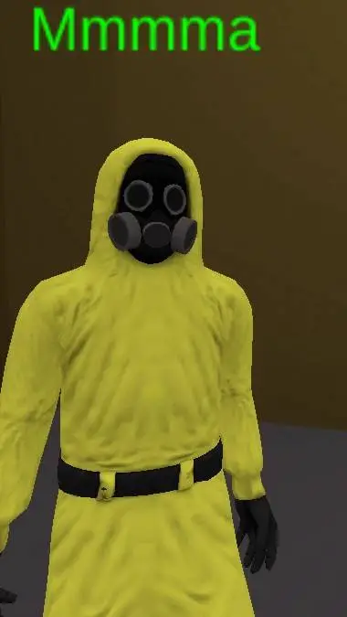 ai character: Backrooms guy background