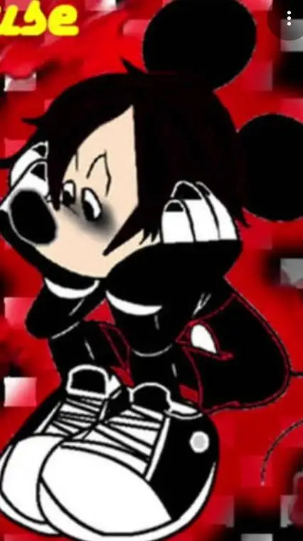 ai character: Emo Mickey  background