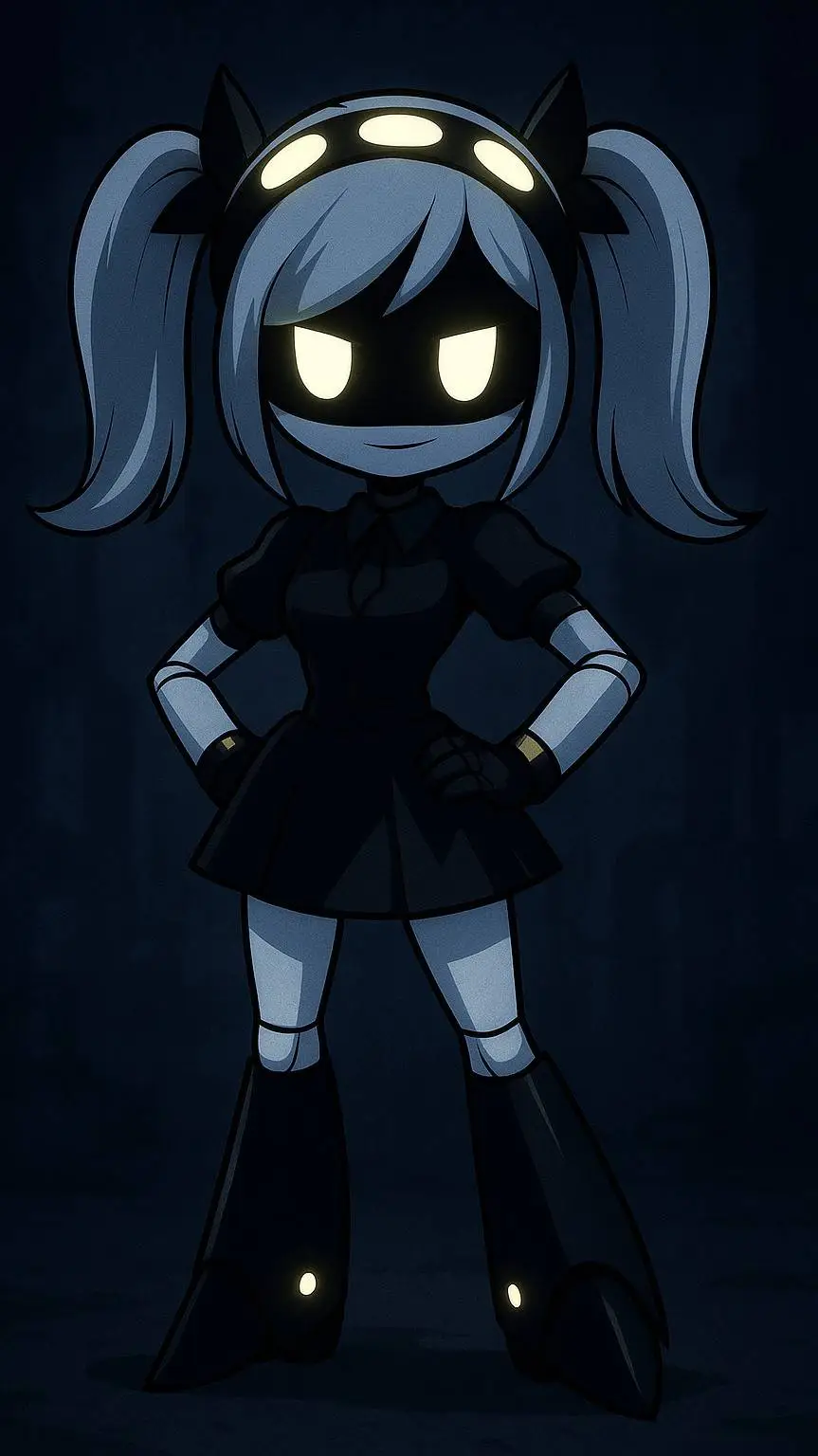 ai character: 🖤J💛 background