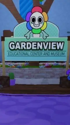 ai character: Gardenview Au background