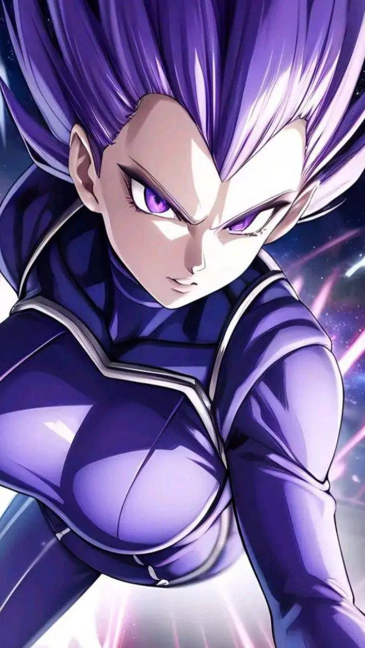 ai character: Vegeta(♀️) background