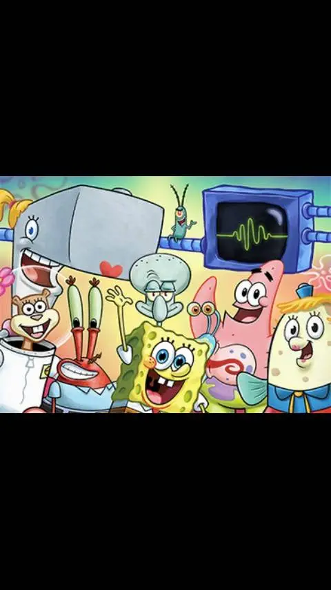 ai character: SpongeBob crew background