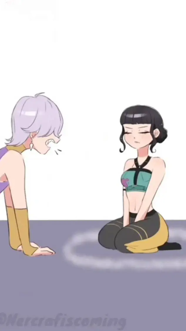 ai character: Zoey enojada background