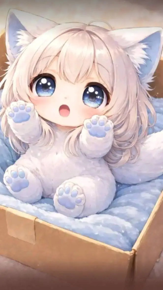 ai character: Bebe neko background